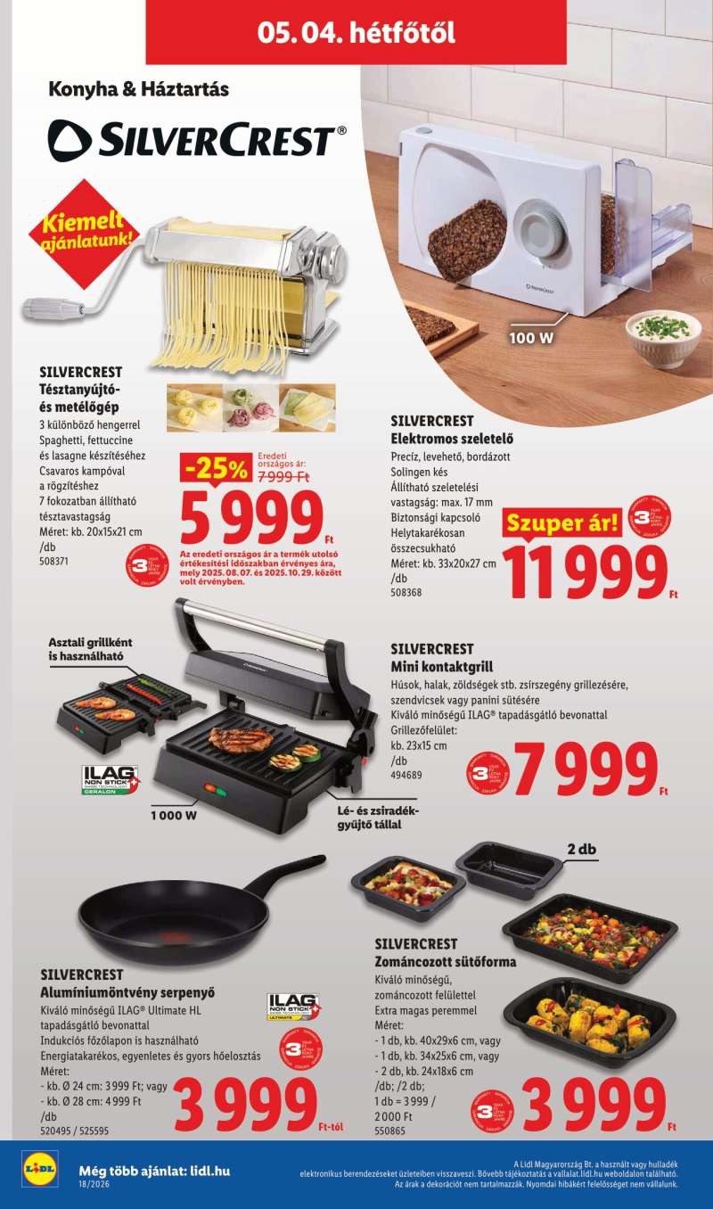 Lidl Akciós Újság NonFood 24 oldal
