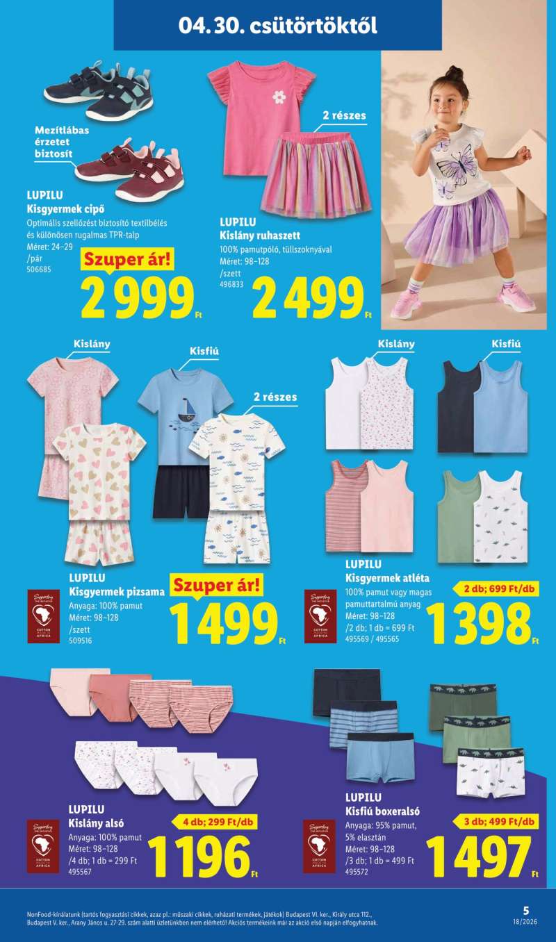 Lidl Akciós Újság NonFood 5 oldal