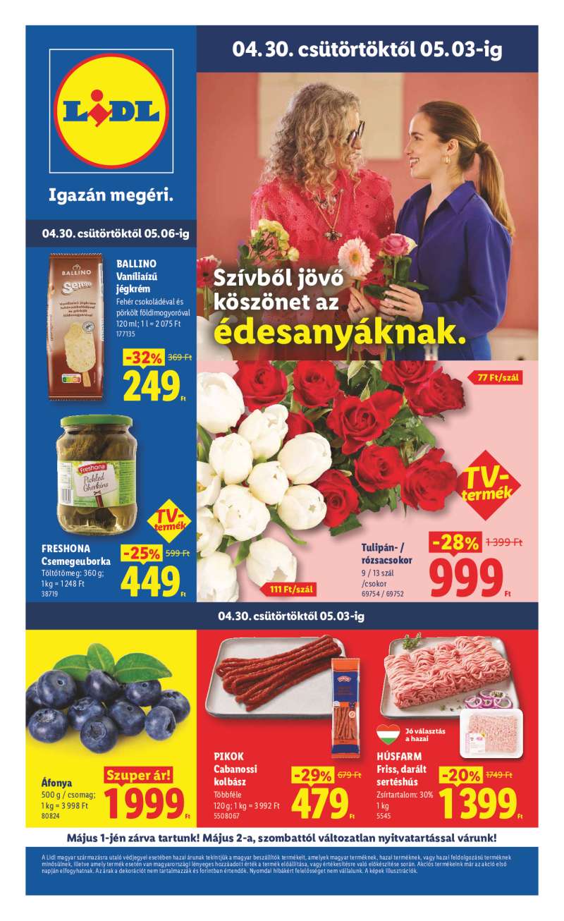 Lidl Érvényes 04.30-tól 1 oldal