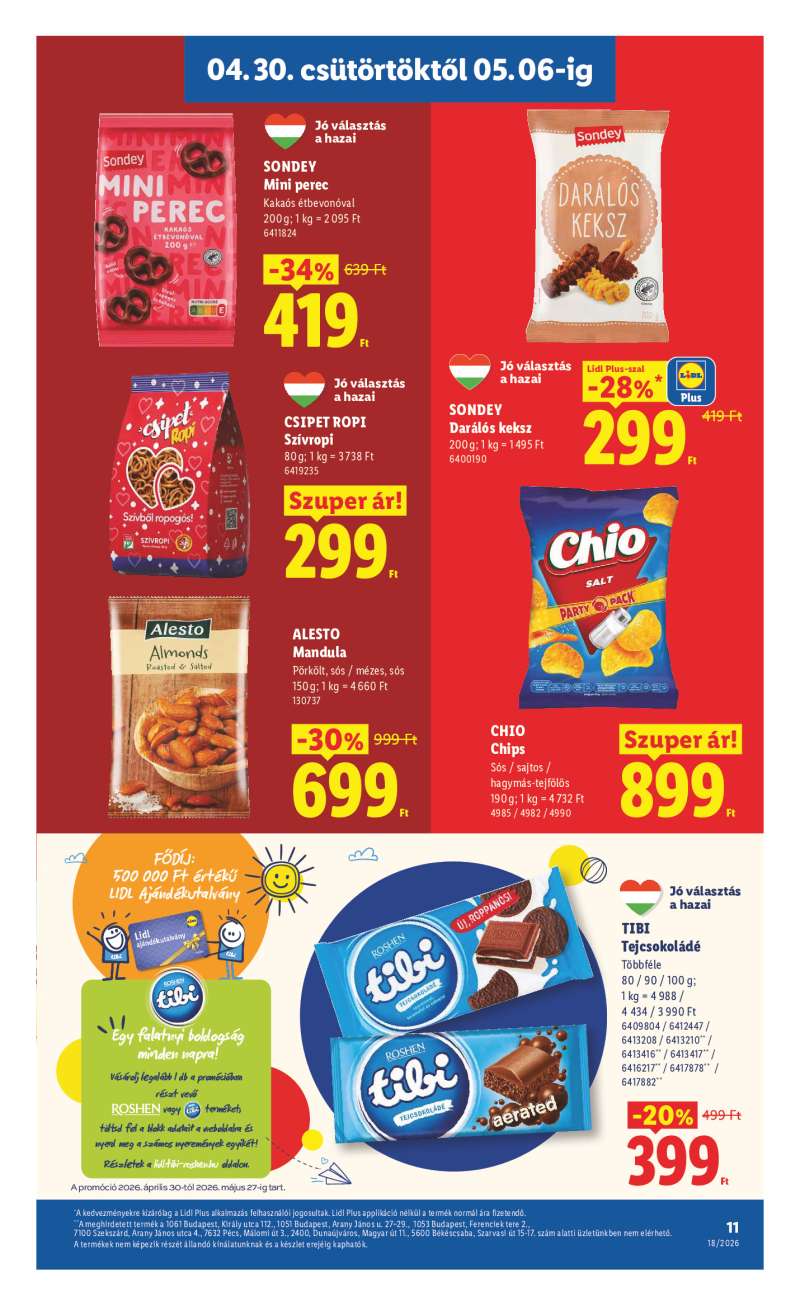 Lidl Érvényes 04.30-tól 11 oldal