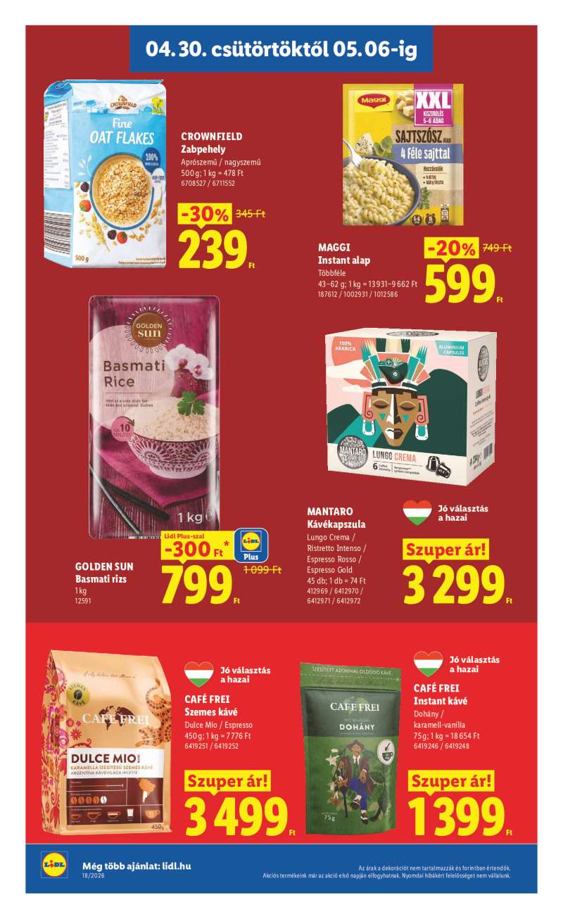 Lidl Érvényes 04.30-tól 12 oldal