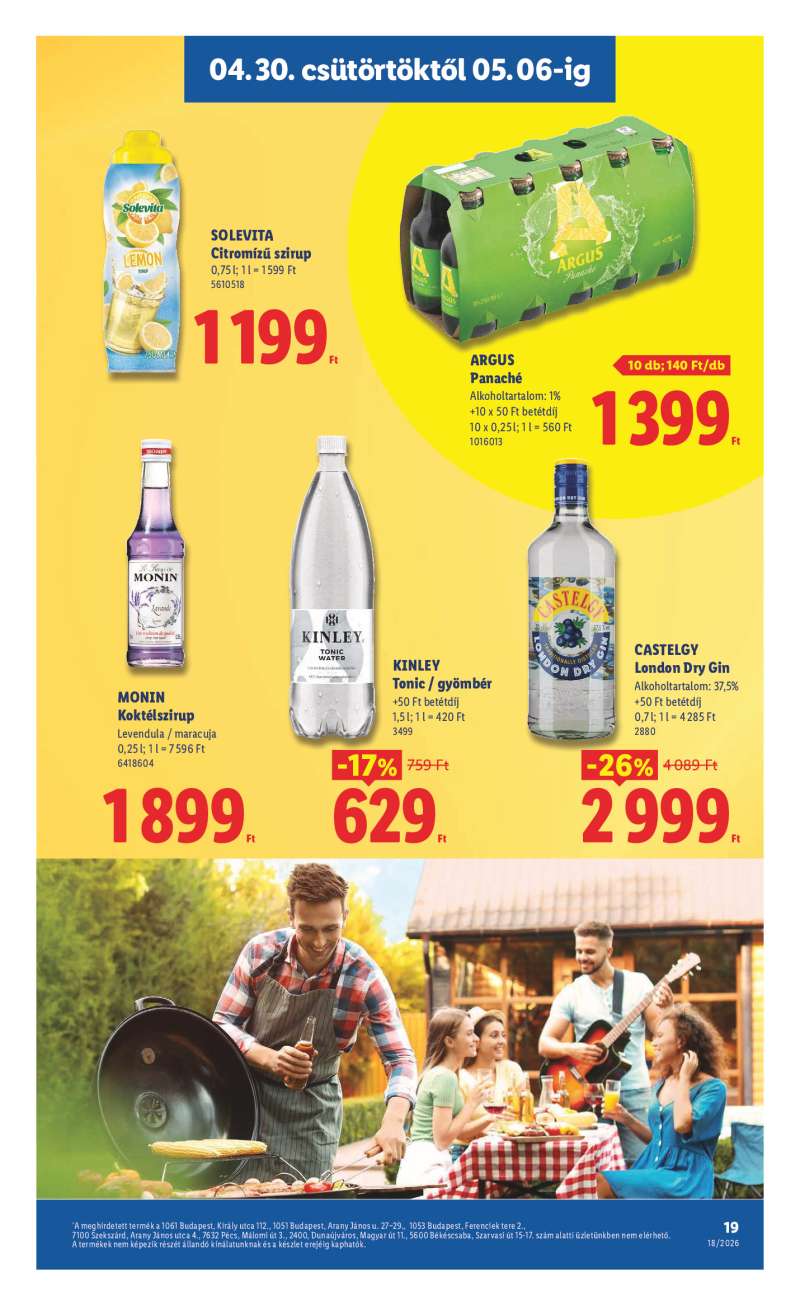 Lidl Érvényes 04.30-tól 19 oldal