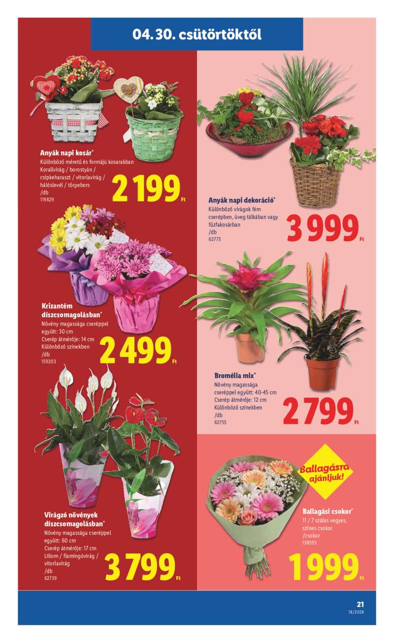 Lidl Érvényes 04.30-tól 21 oldal