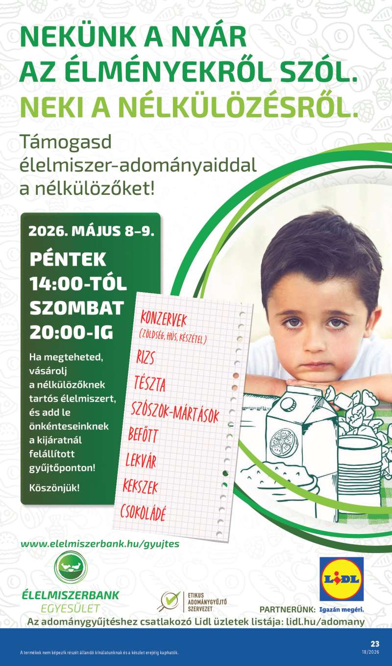Lidl Érvényes 04.30-tól 23 oldal