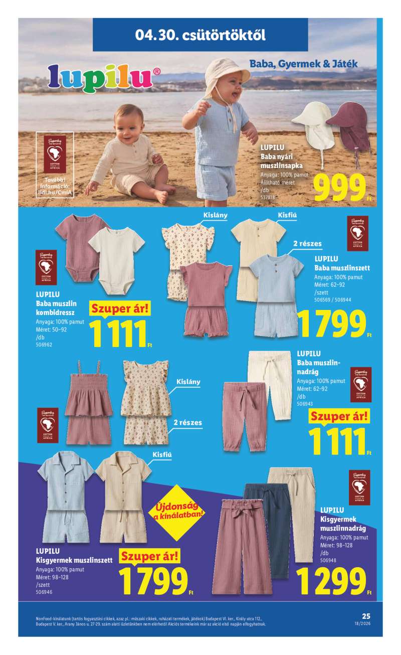 Lidl Érvényes 04.30-tól 25 oldal