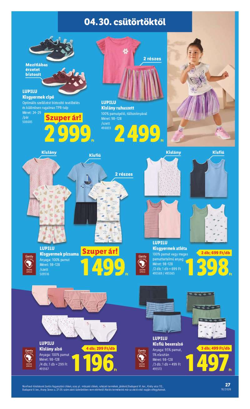 Lidl Érvényes 04.30-tól 27 oldal