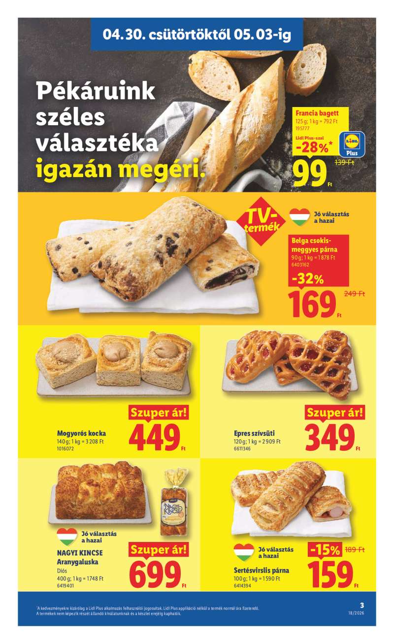 Lidl Érvényes 04.30-tól 3 oldal