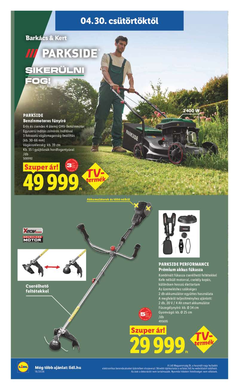 Lidl Érvényes 04.30-tól 30 oldal