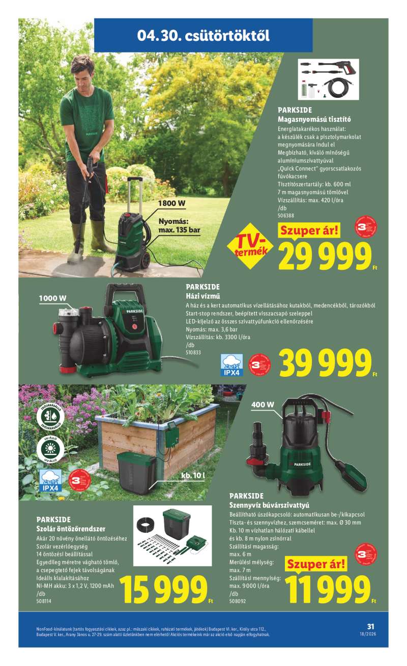 Lidl Érvényes 04.30-tól 31 oldal