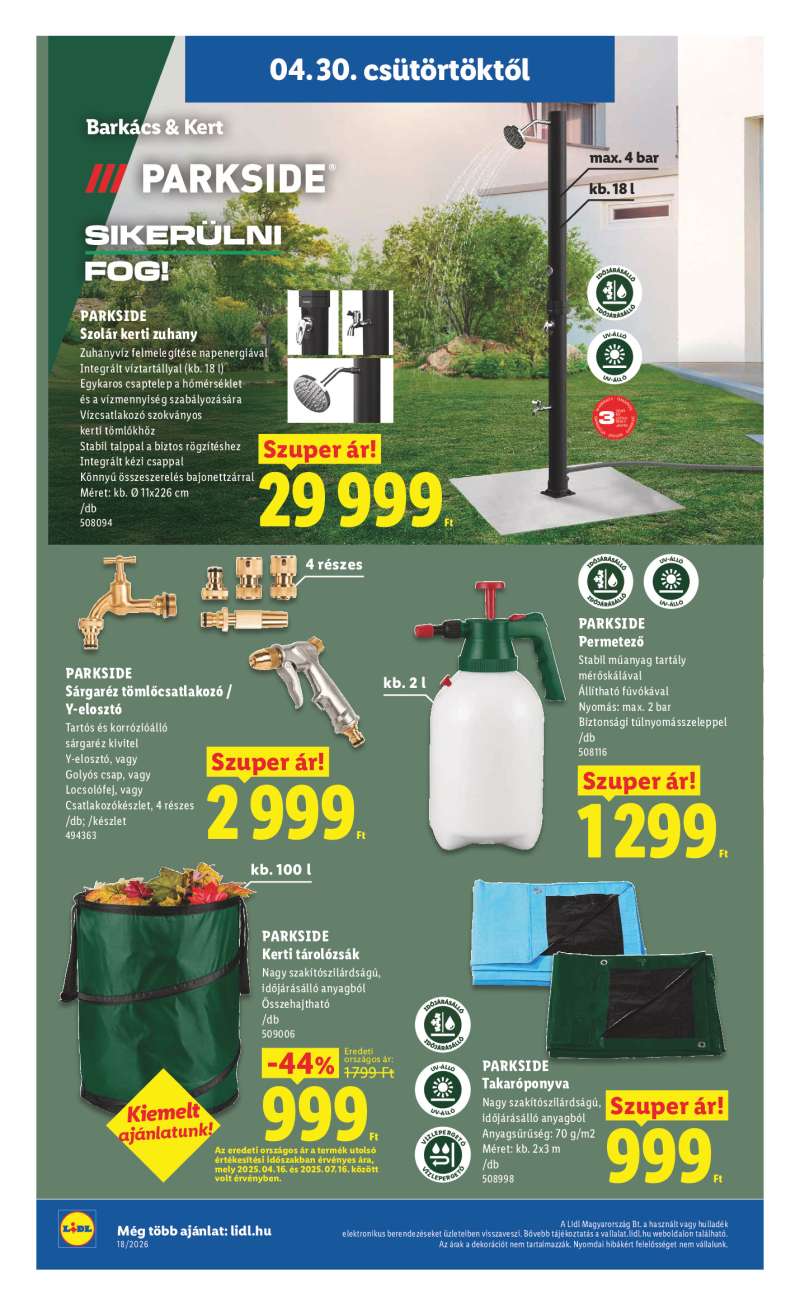 Lidl Érvényes 04.30-tól 32 oldal