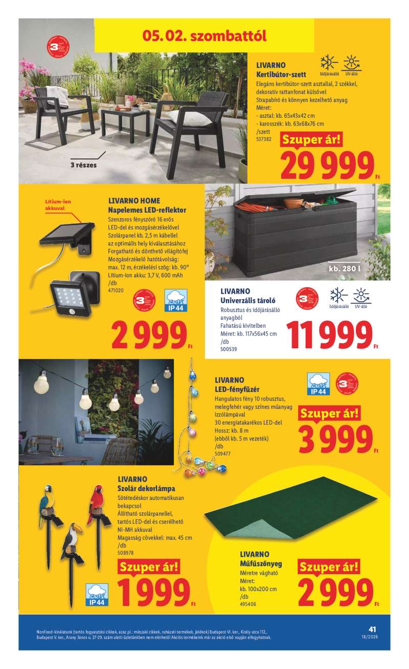 Lidl Érvényes 04.30-tól 41 oldal