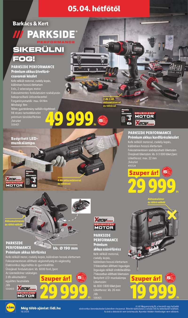 Lidl Érvényes 04.30-tól 44 oldal