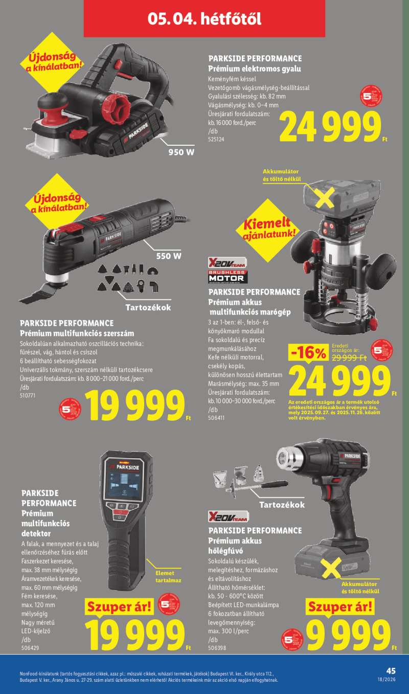 Lidl Érvényes 04.30-tól 45 oldal