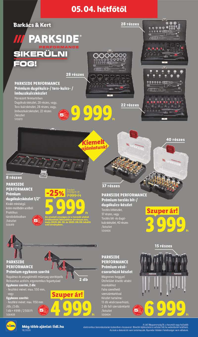 Lidl Érvényes 04.30-tól 46 oldal