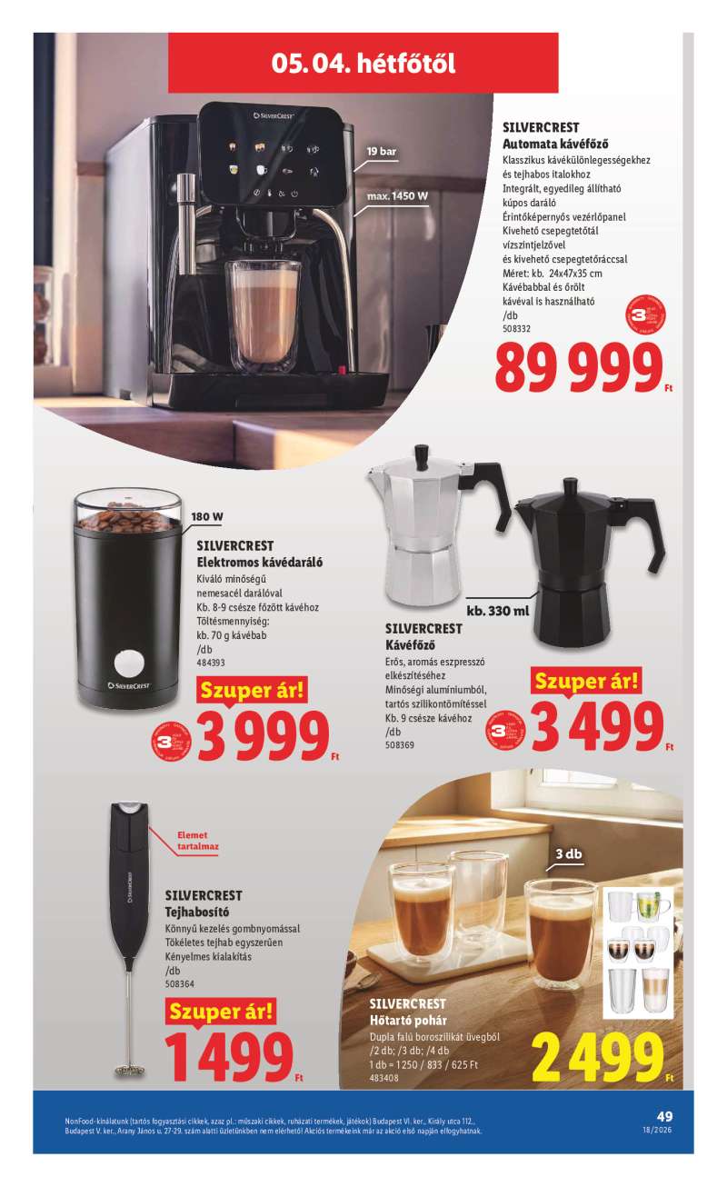 Lidl Érvényes 04.30-tól 49 oldal