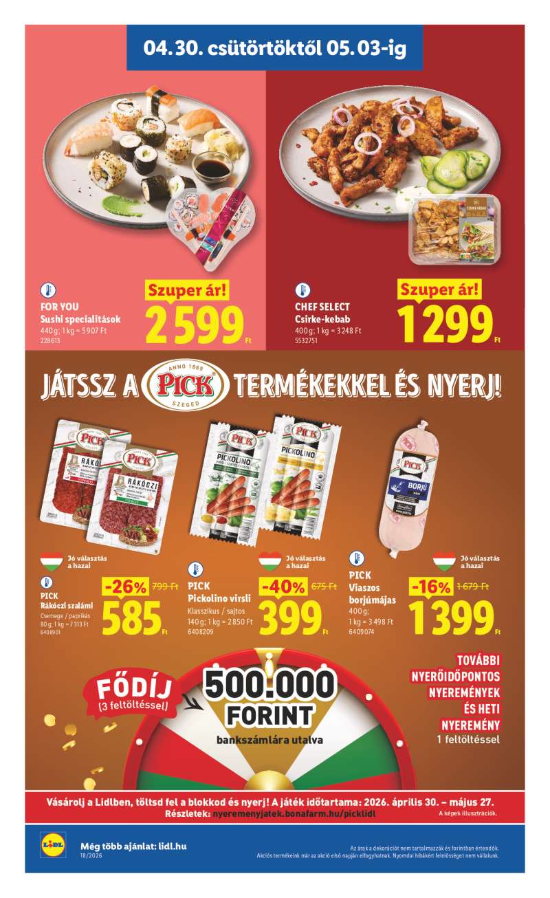 Lidl Érvényes 04.30-tól 6 oldal