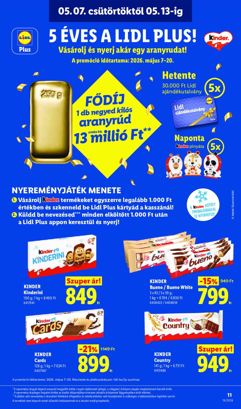 Lidl Érvényes 05.07-től 11 oldal