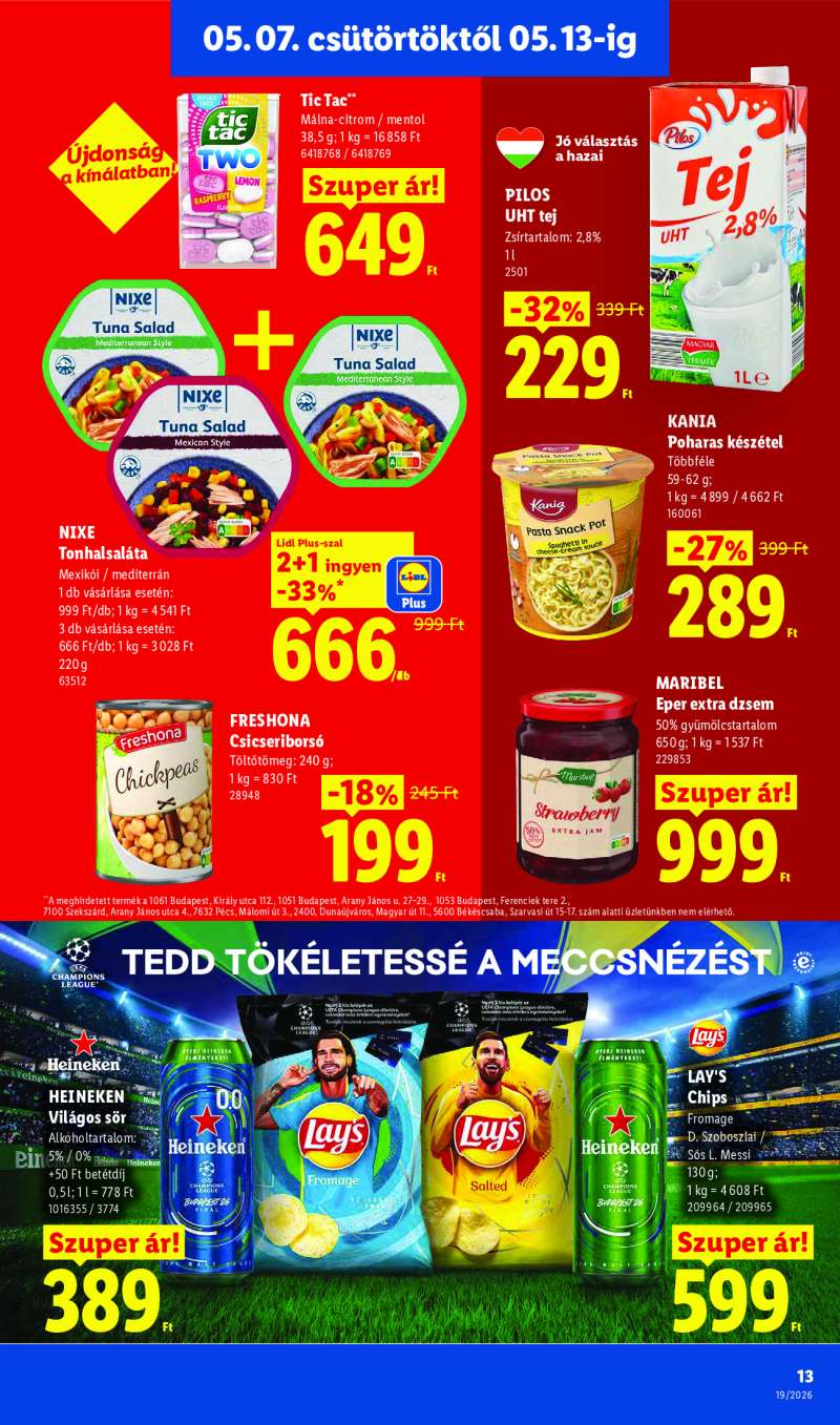 Lidl Érvényes 05.07-től 13 oldal