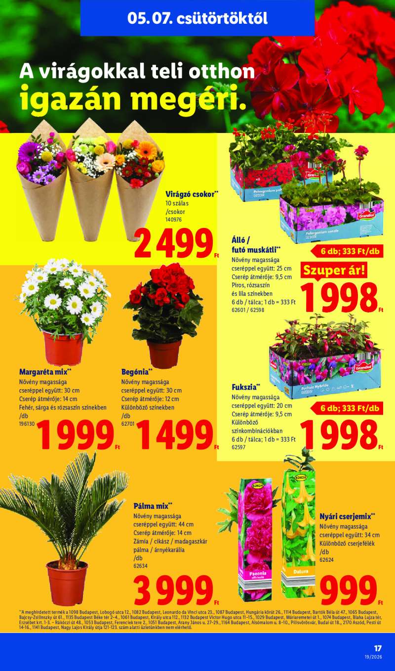 Lidl Érvényes 05.07-től 17 oldal