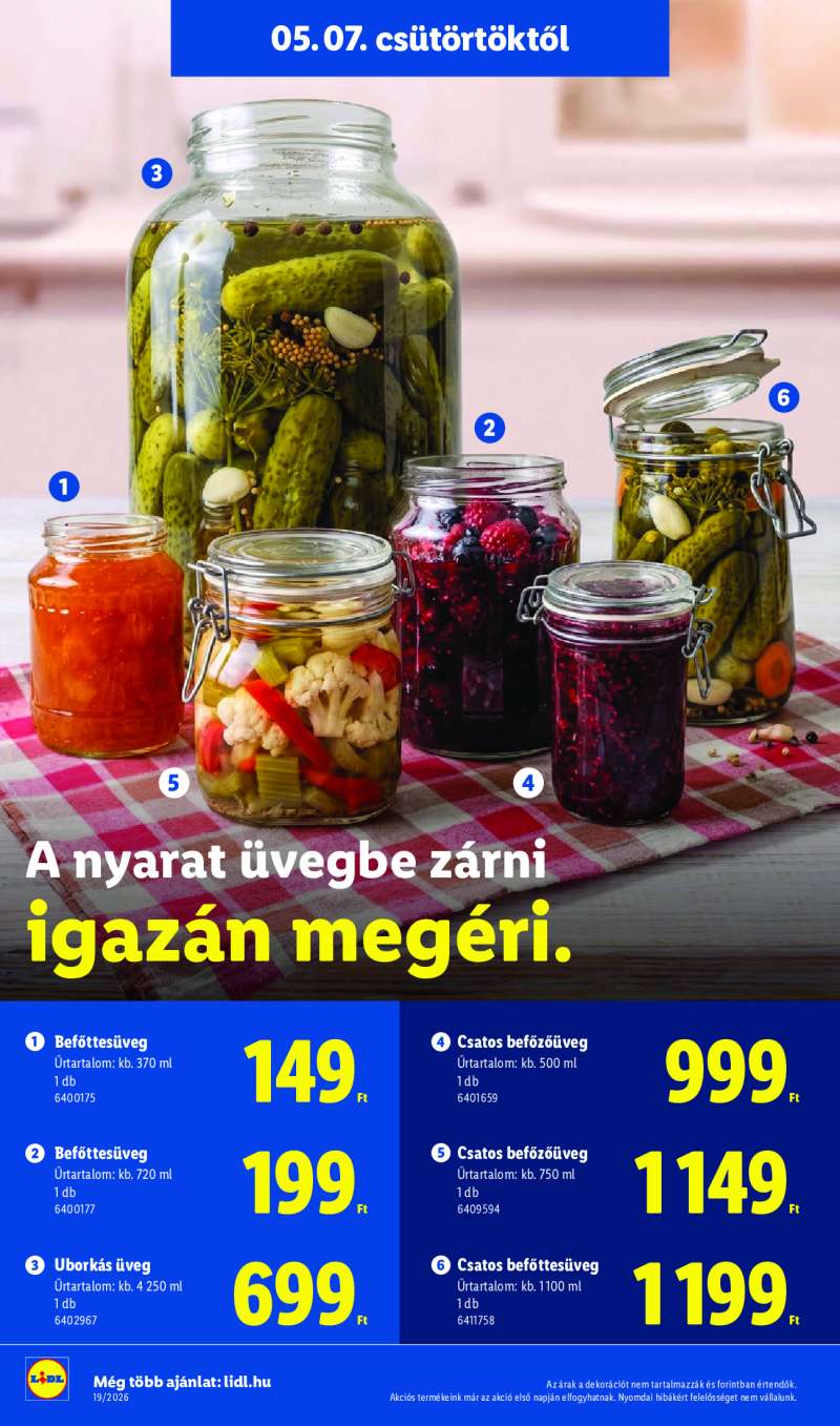 Lidl Érvényes 05.07-től 18 oldal