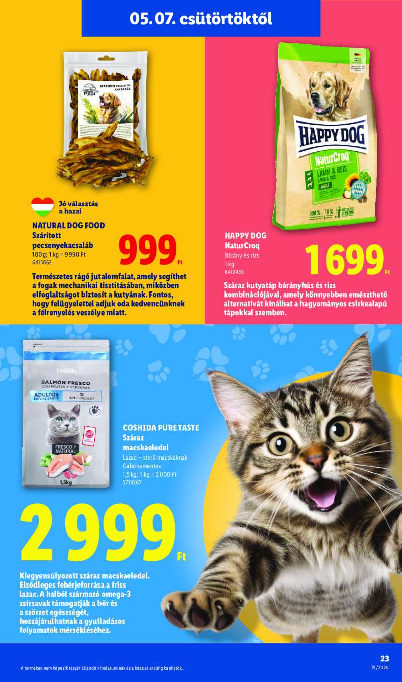 Lidl Érvényes 05.07-től 23 oldal