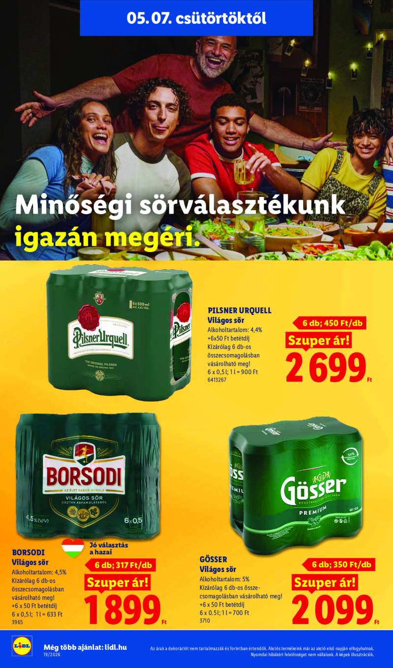 Lidl Érvényes 05.07-től 26 oldal