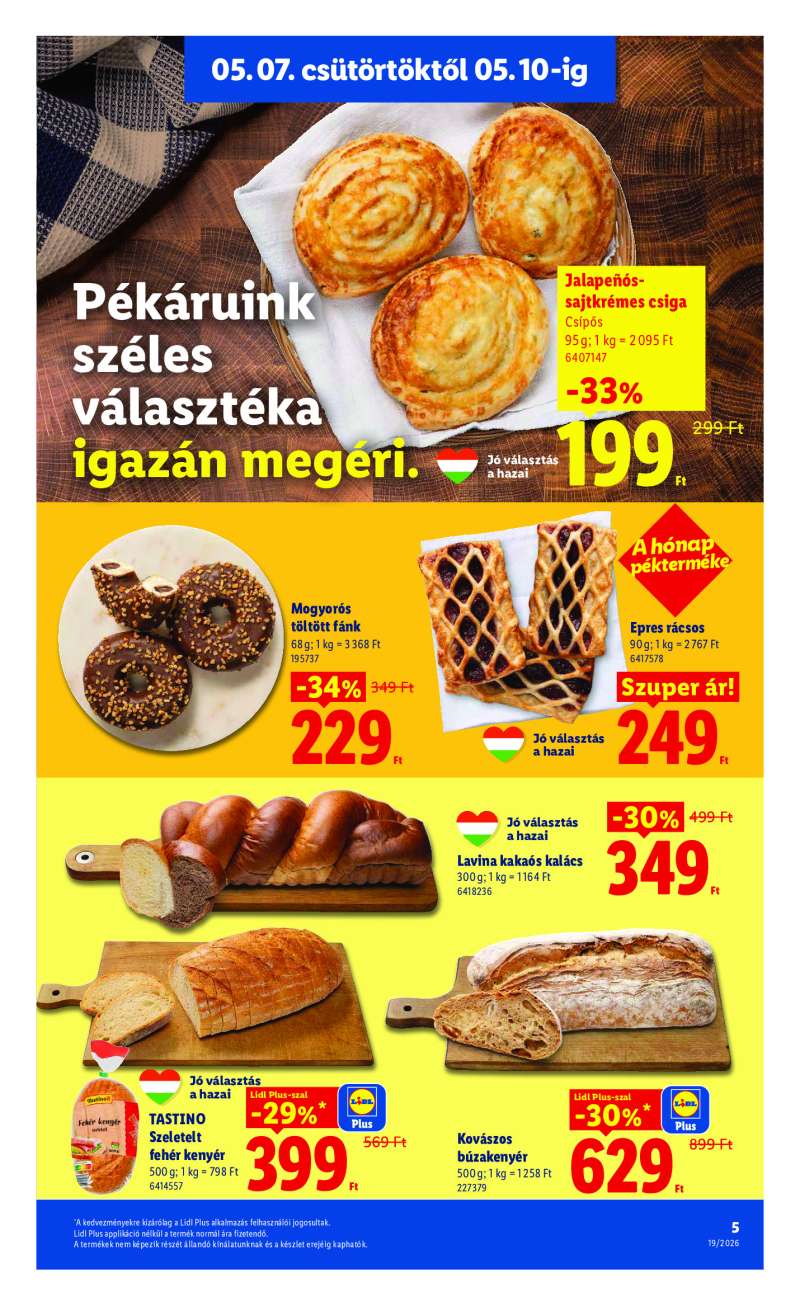 Lidl Érvényes 05.07-től 5 oldal