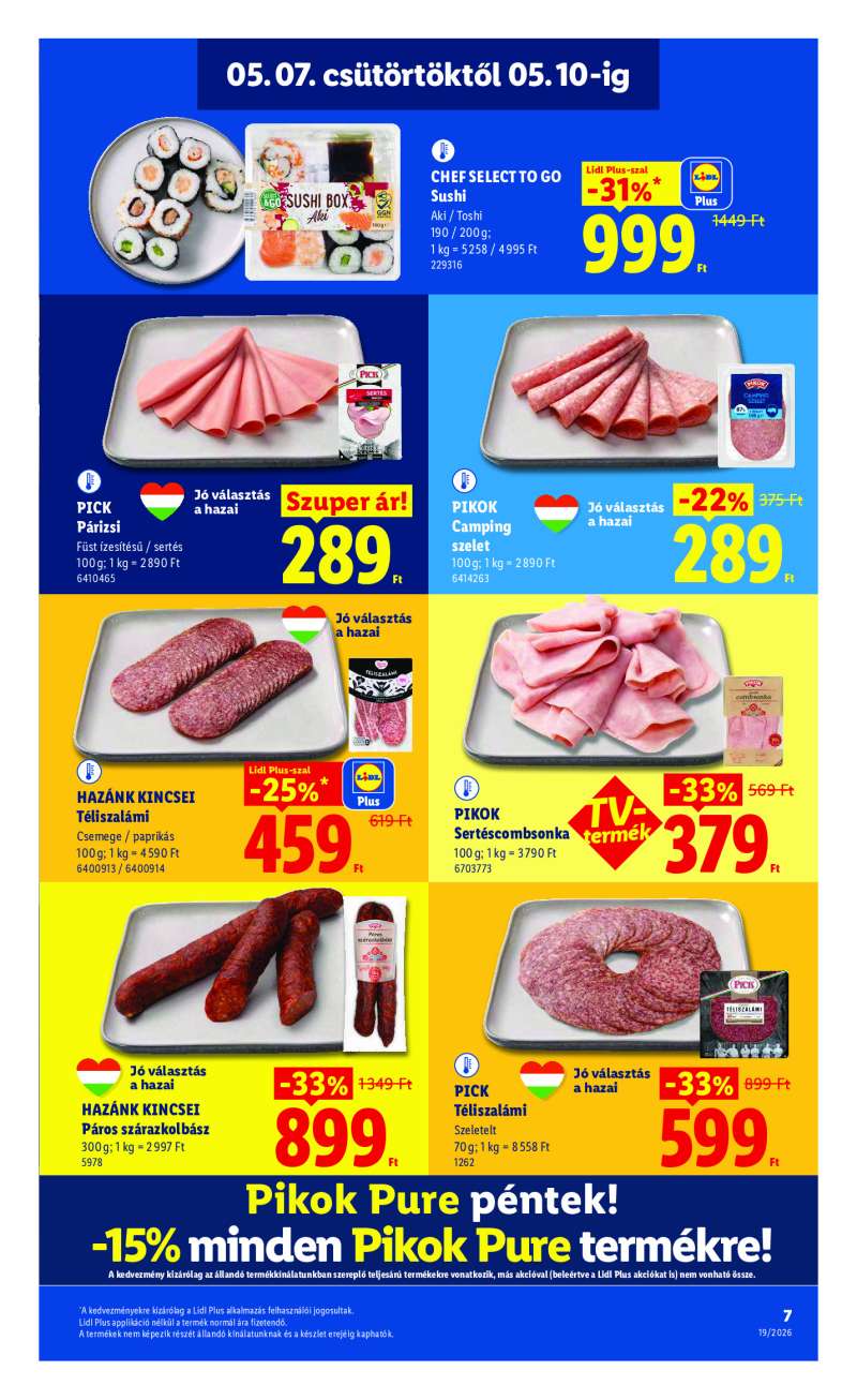 Lidl Érvényes 05.07-től 7 oldal