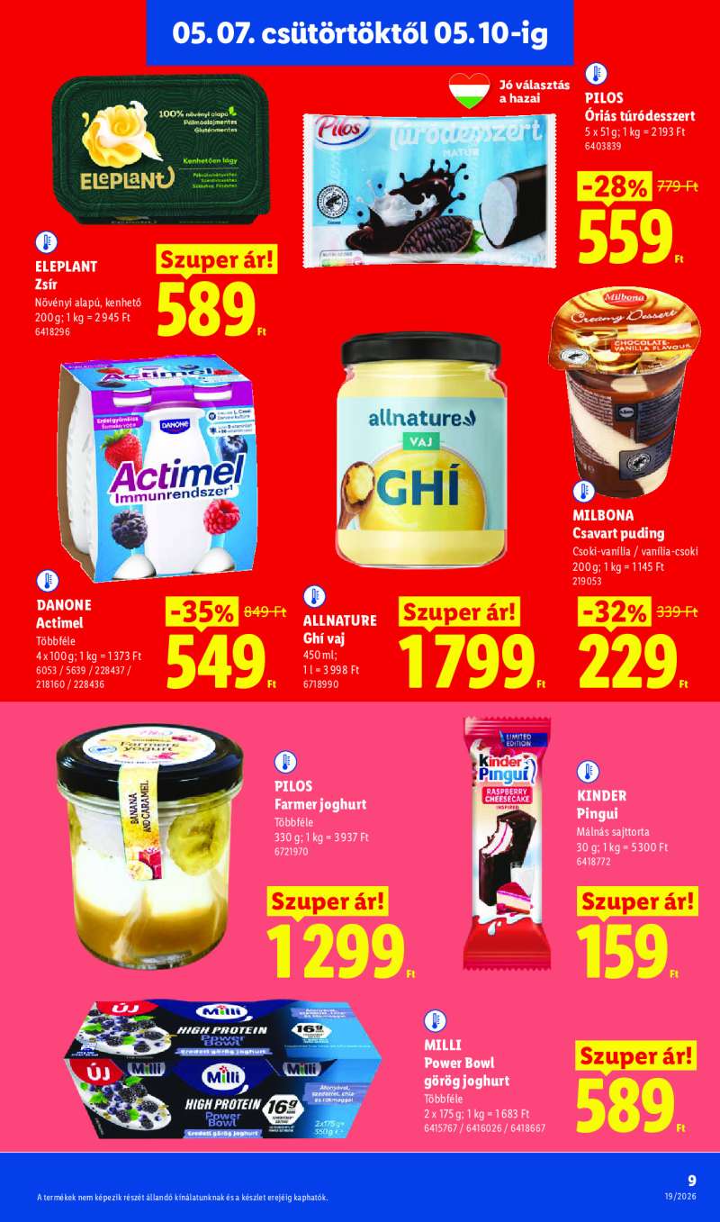 Lidl Érvényes 05.07-től 9 oldal