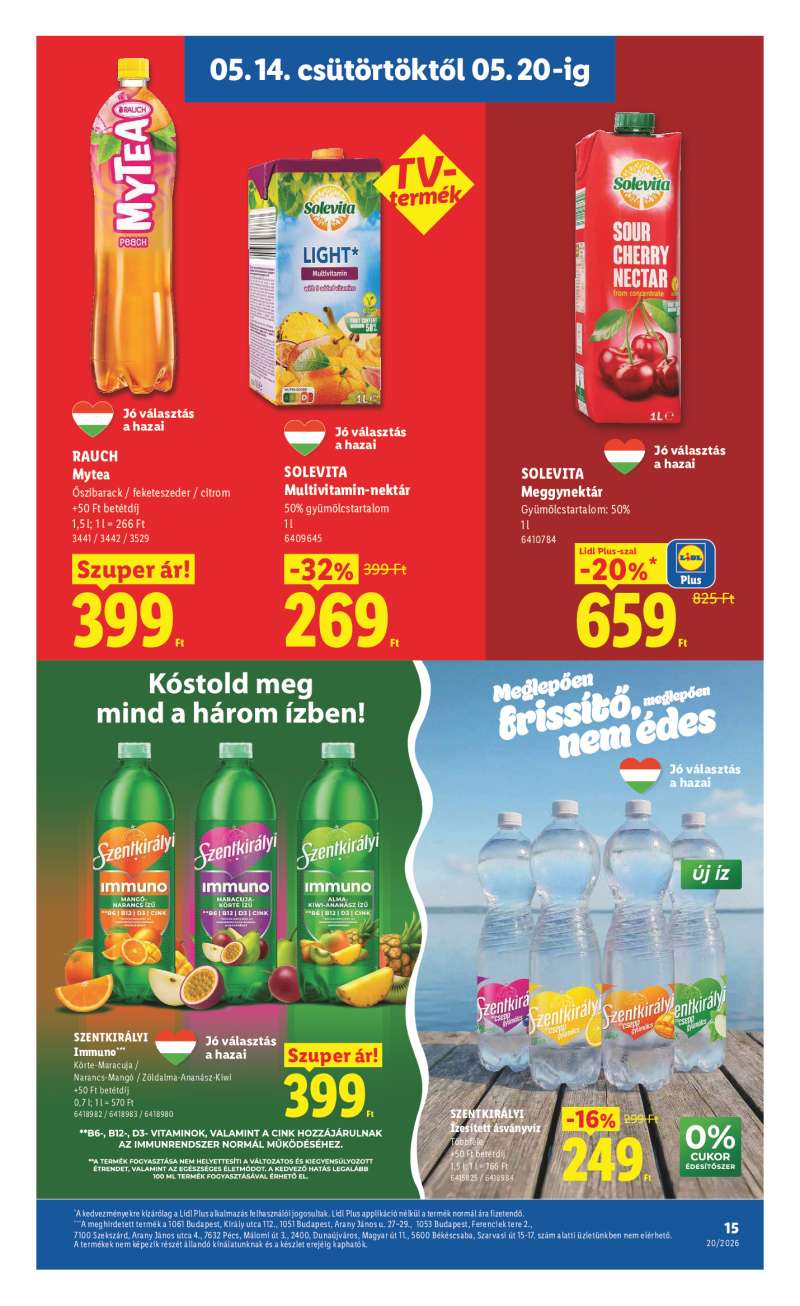 Lidl Érvényes 05.14-től 15 oldal