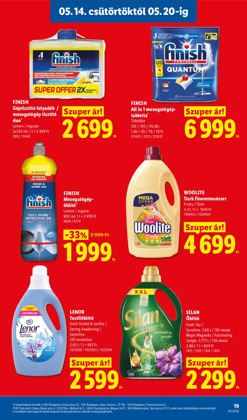 Lidl Érvényes 05.14-től 19 oldal
