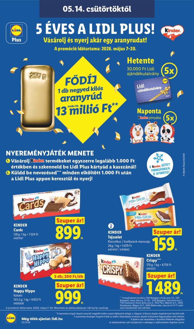 Lidl Érvényes 05.14-től 24 oldal