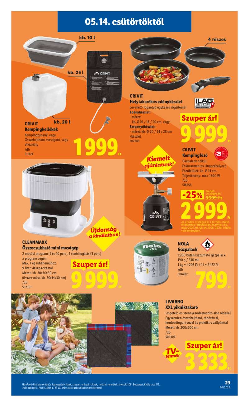 Lidl Érvényes 05.14-től 29 oldal