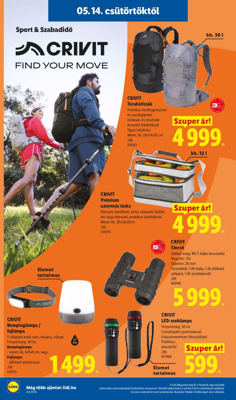 Lidl Érvényes 05.14-től 30 oldal