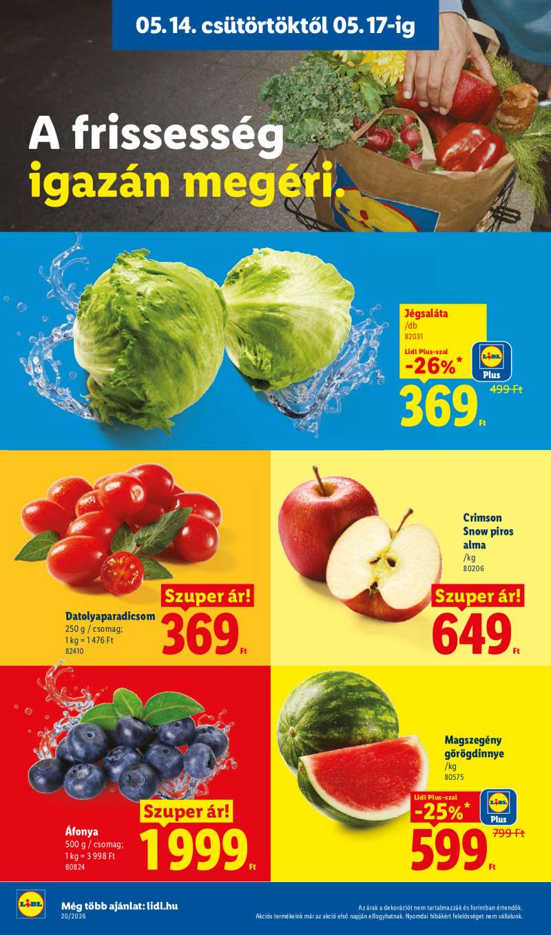 Lidl Érvényes 05.14-től 4 oldal