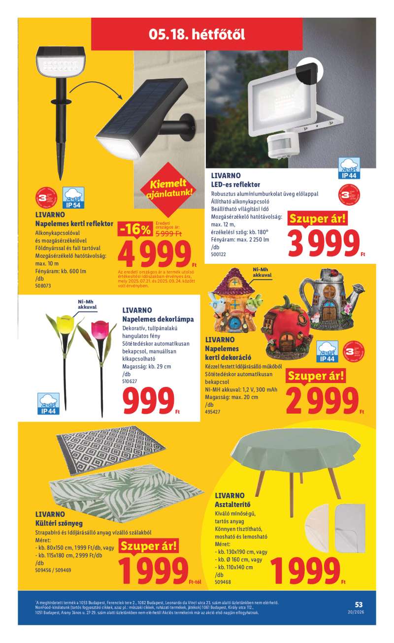 Lidl Érvényes 05.14-től 53 oldal