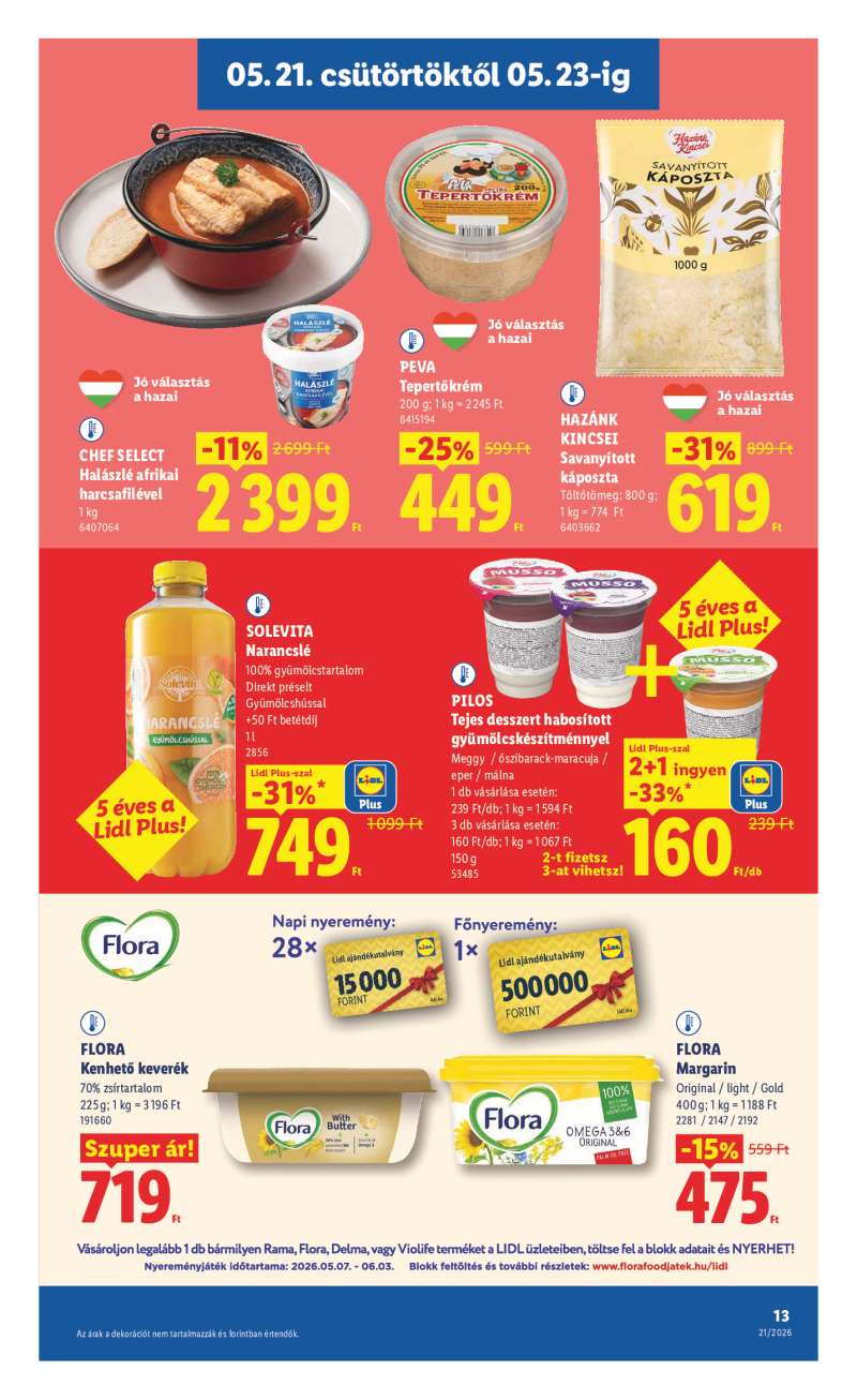 Lidl Érvényes 05.21-től 13 oldal