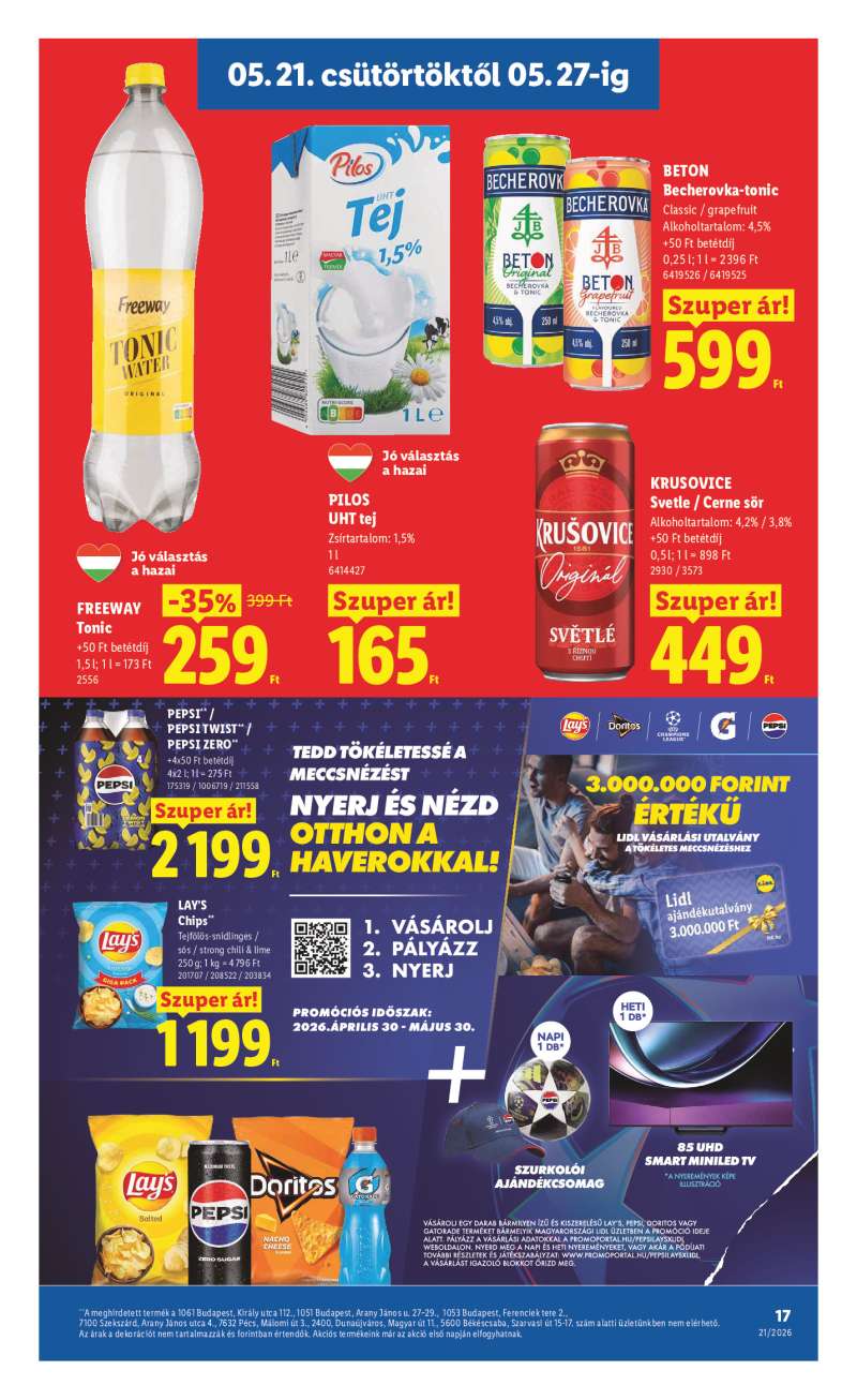 Lidl Érvényes 05.21-től 17 oldal