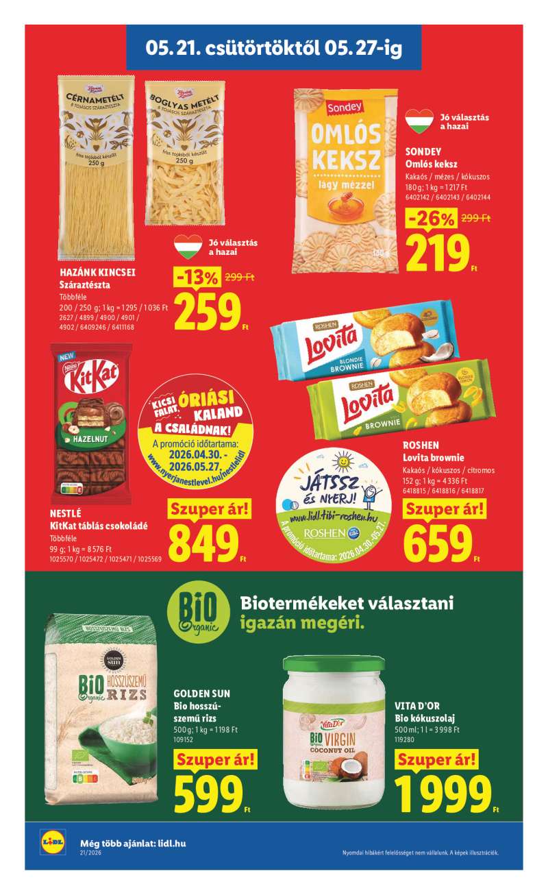 Lidl Érvényes 05.21-től 18 oldal