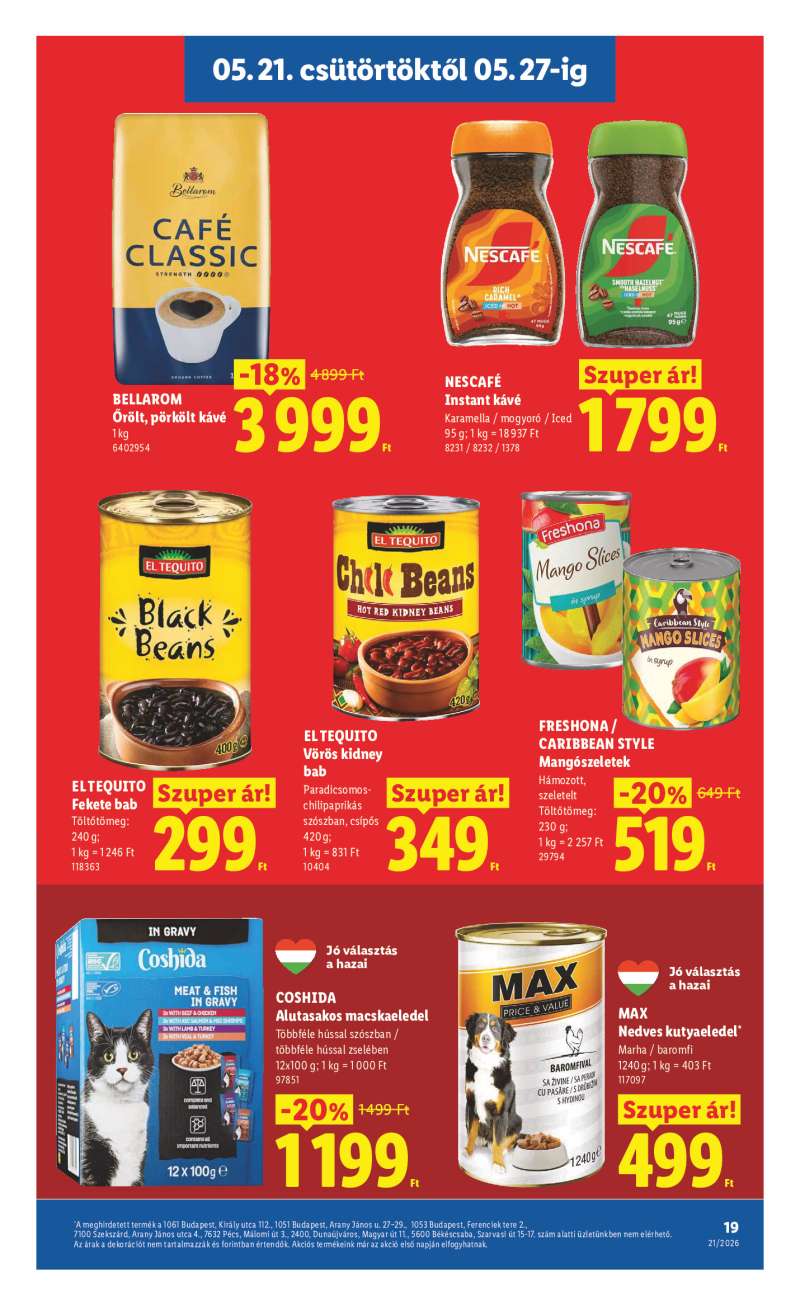 Lidl Érvényes 05.21-től 19 oldal