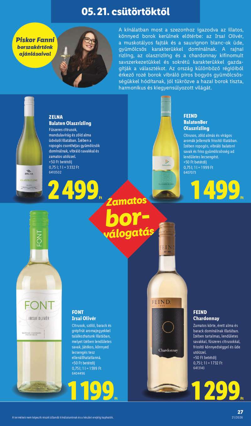 Lidl Érvényes 05.21-től 27 oldal