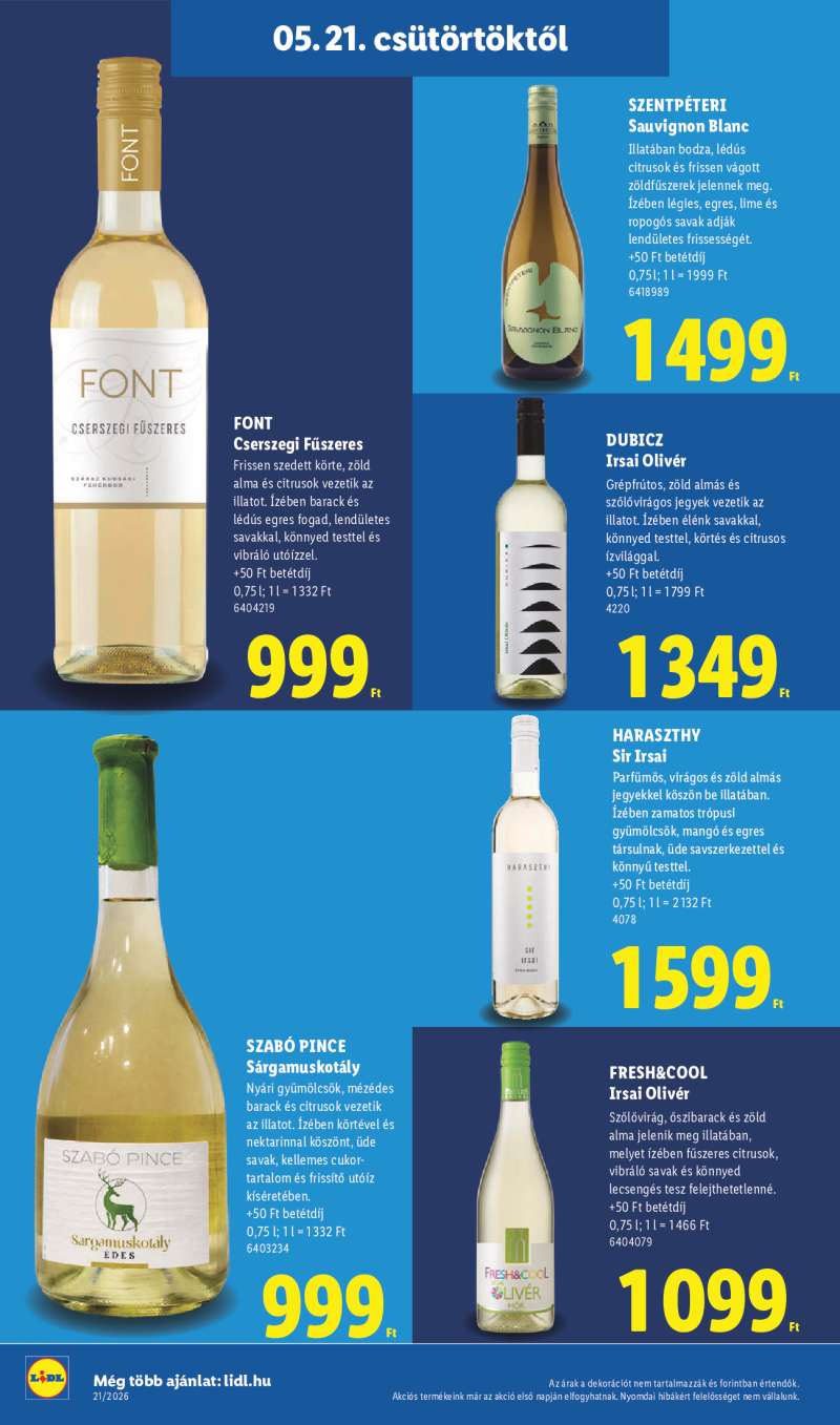 Lidl Érvényes 05.21-től 28 oldal