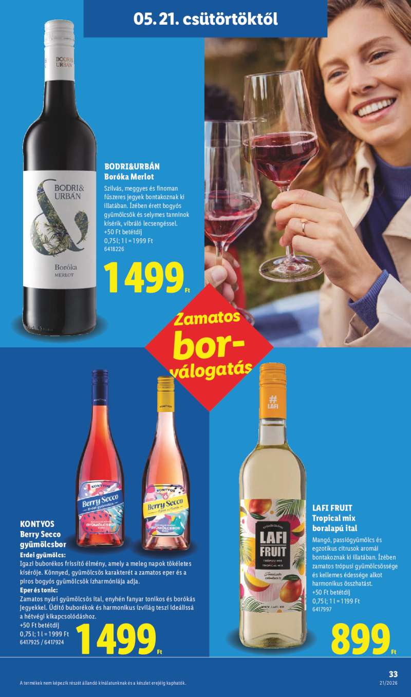 Lidl Érvényes 05.21-től 33 oldal
