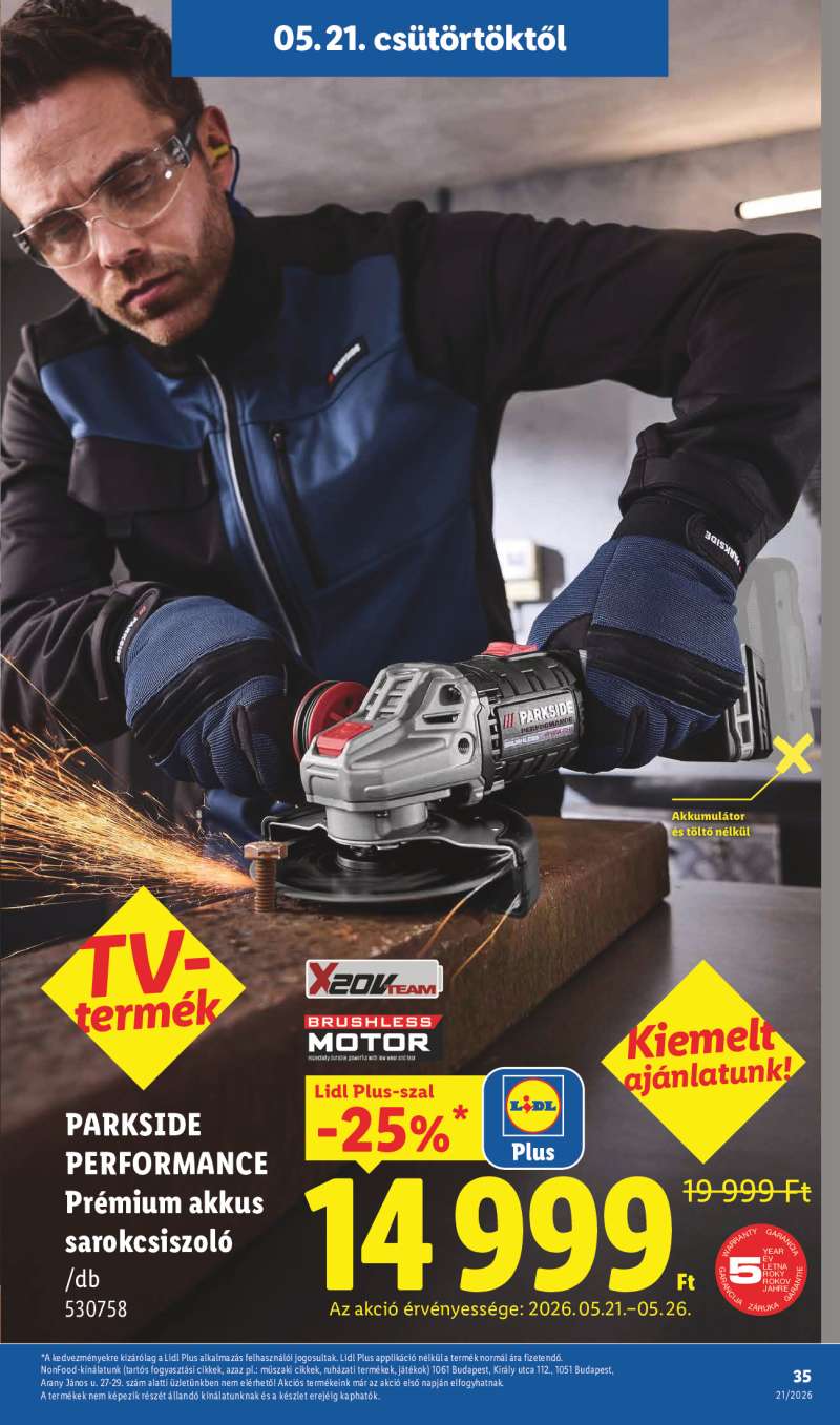 Lidl Érvényes 05.21-től 35 oldal