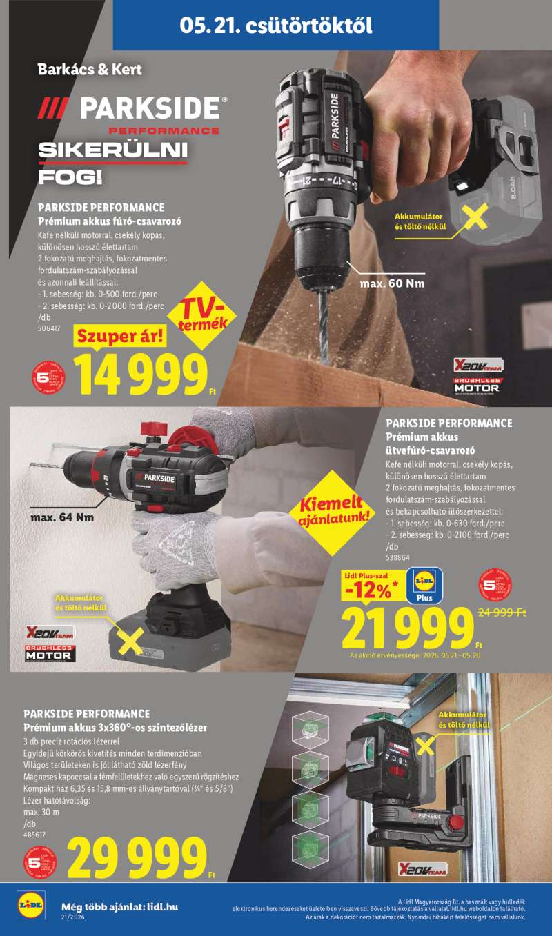 Lidl Érvényes 05.21-től 36 oldal