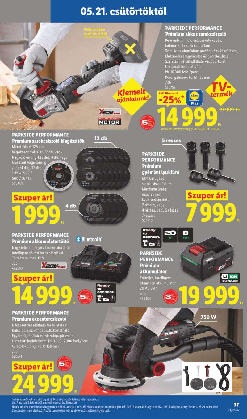 Lidl Érvényes 05.21-től 37 oldal