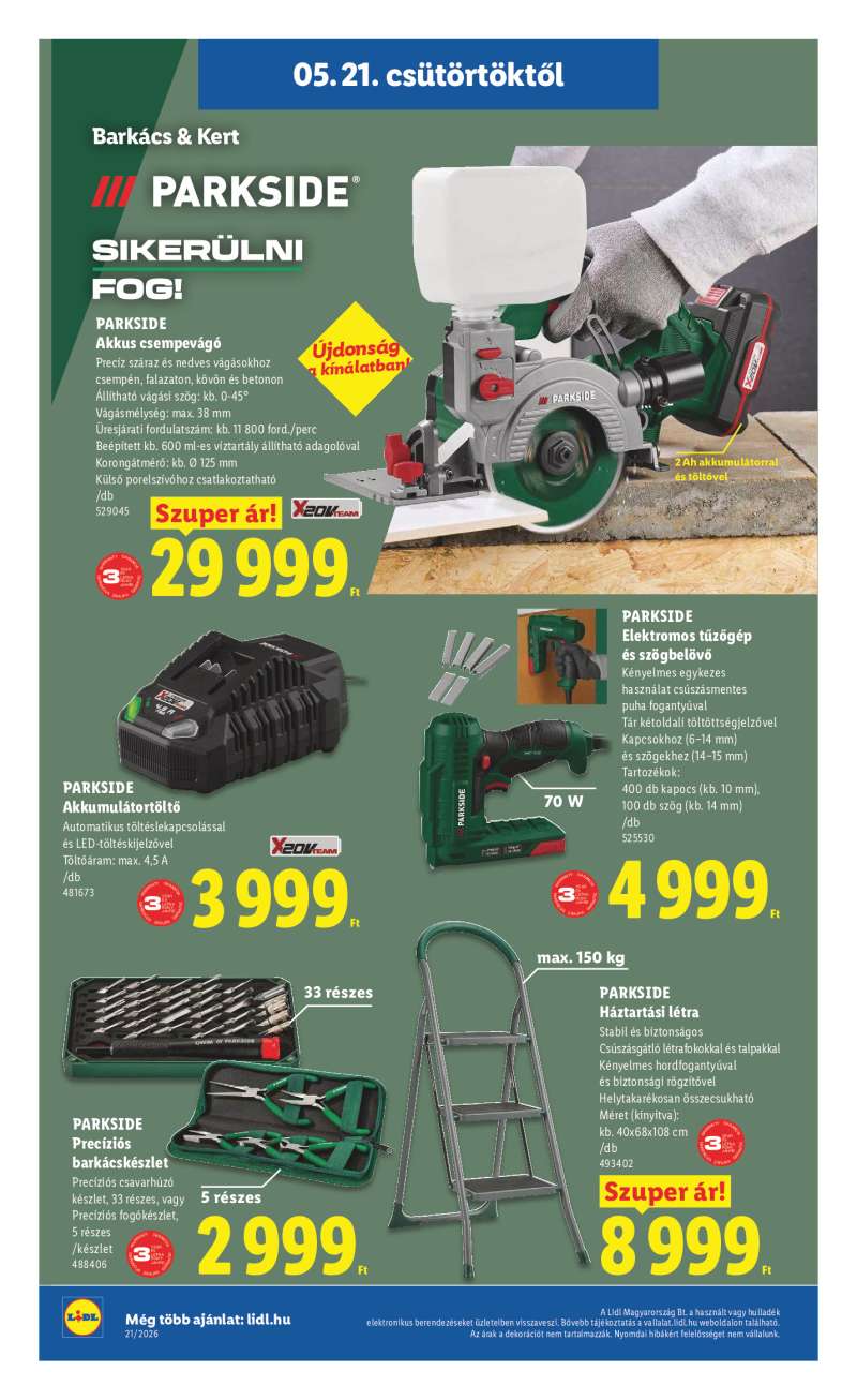 Lidl Érvényes 05.21-től 38 oldal