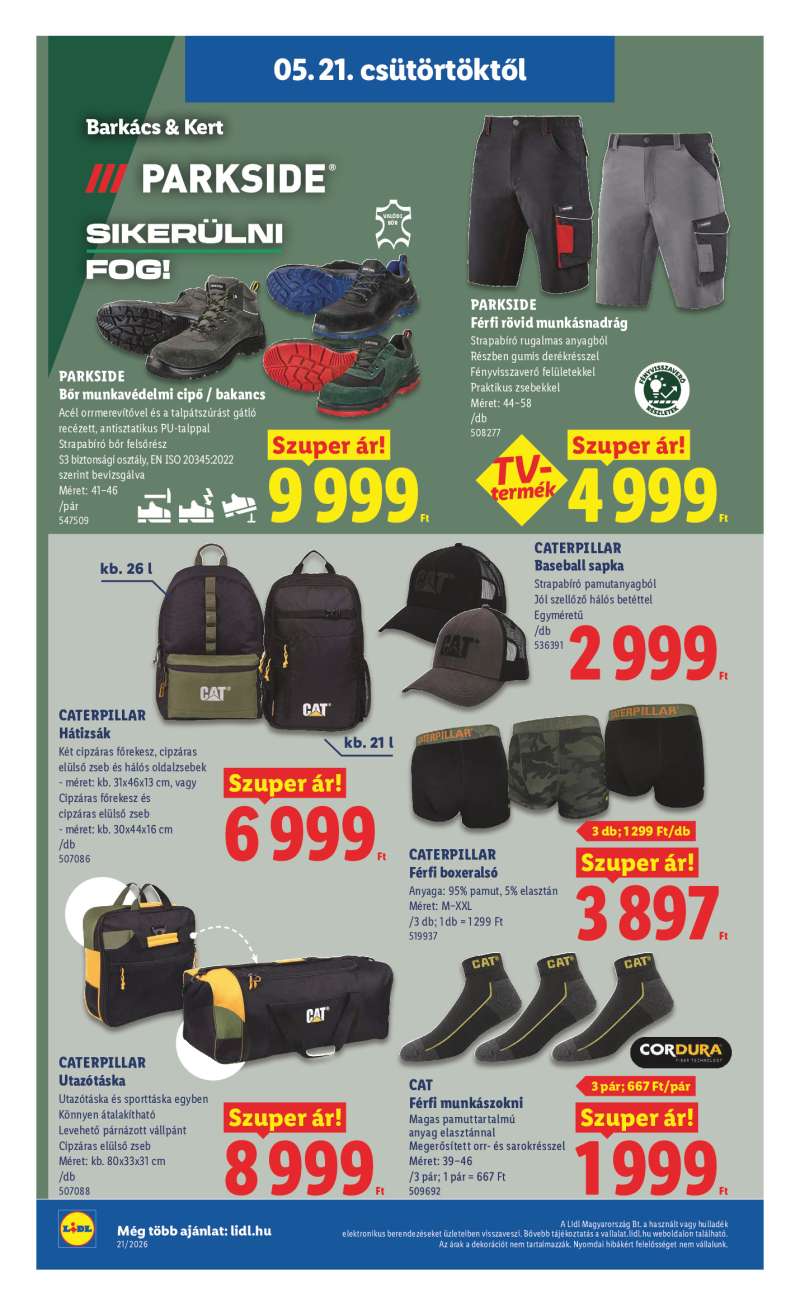 Lidl Érvényes 05.21-től 40 oldal