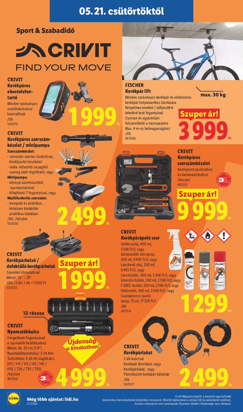 Lidl Érvényes 05.21-től 44 oldal