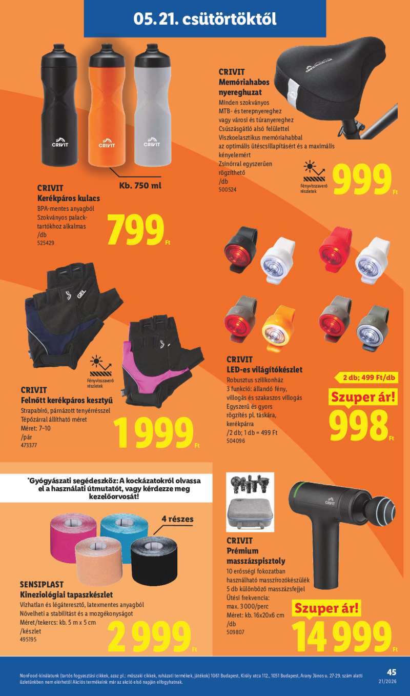 Lidl Érvényes 05.21-től 45 oldal